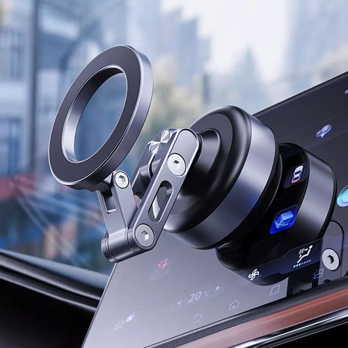 Magnetic car phone holder